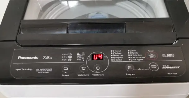 Máy giặt Panasonic báo lỗi U04 - Nguyên nhân và cách khắc phục đơn giản