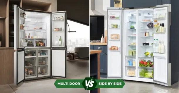 Nên mua tủ lạnh Side by Side hay Multidoor cho gia đình?