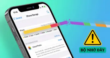 Những việc cần làm khi điện thoại đầy bộ nhớ để giải phóng dung lượng hiệu quả