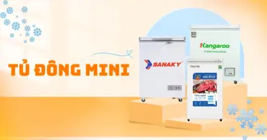 Top tủ đông mini tiết kiệm không gian cho căn hộ nhỏ