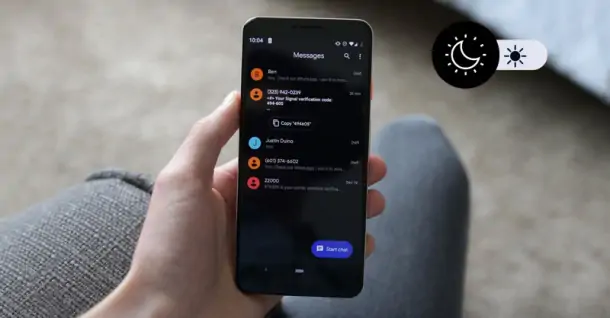 Cách bật chế độ Dark Mode trên Google Messages để giúp mắt thoải mái hơn