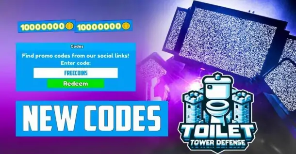 Full code Toilet Tower Defense mới nhất 9/2024, cách nhập chi tiết