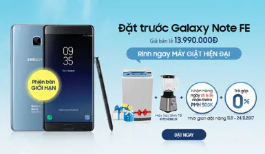 “Mổ xẻ” bộ siêu quà tặng đặt biệt khi đặt trước Galaxy Note FE tại Điện Máy Chợ Lớn