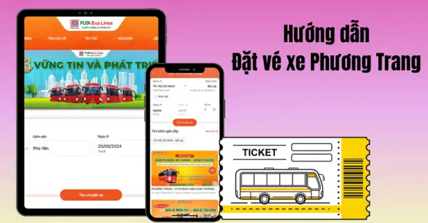 Hướng dẫn đặt vé xe Phương Trang chi tiết