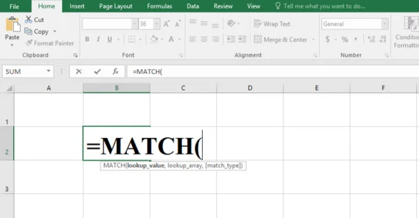 Cách sử dụng hàm MATCH trong Excel kèm ví dụ minh họa