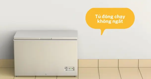 Tủ đông chạy không ngắt là do đâu và cách khắc phục như thế nào?