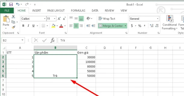 Cách gộp ô trong Excel nhanh chóng, không mất dữ liệu