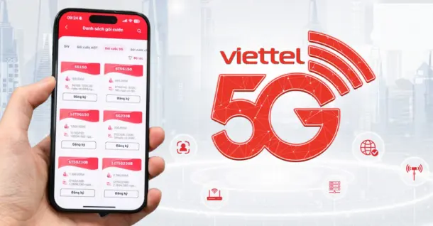 Hướng dẫn đăng ký gói cước 5G Viettel để trải nghiệm tốc độ mạng vượt trội hơn