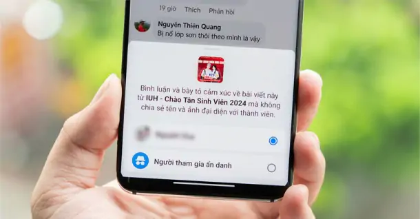 Hướng dẫn bật tính năng comment ẩn danh trên Facebook để bảo vệ thông tin cá nhân