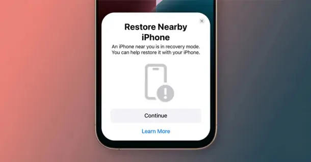 Cập nhật những thông tin thú vị về tính năng RecoveryOS trên iOS 18