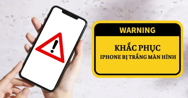 Hướng dẫn khắc phục iPhone bị trắng màn hình chỉ với vài thao tác đơn giản