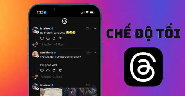 Cách bật Dark Mode trên Threads giúp trải nghiệm thoải mái hơn