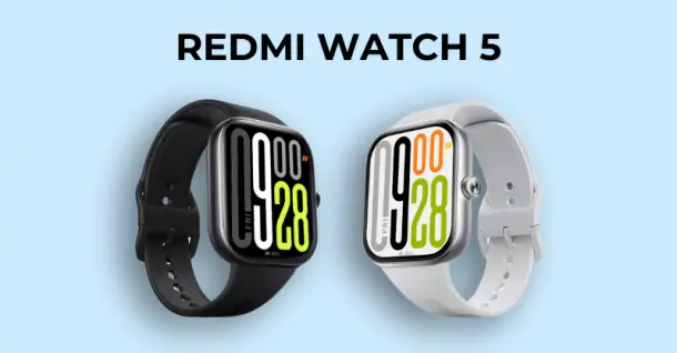 Redmi Watch 5 ra mắt: màn hình 2.07 inch, chạy HyperOS 2.0, pin 24 ngày