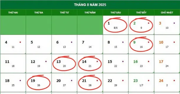 Lịch cắt tóc tháng 8 năm 2025: Ngày tốt thu hút tài lộc, may mắn