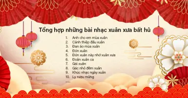 Tổng hợp 20 bài nhạc xuân xưa bất hủ, đi cùng năm tháng