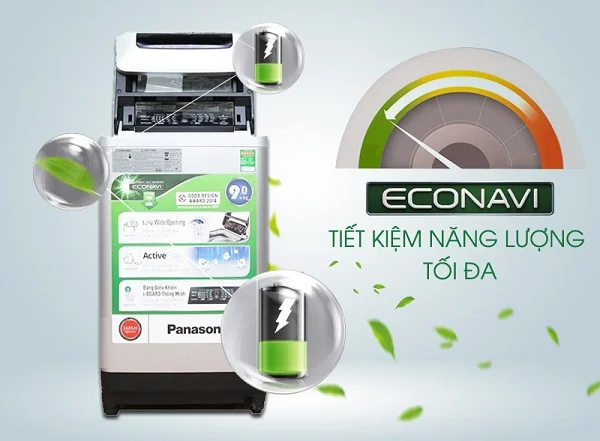 Tìm hiểu công nghệ cảm biến Econavi trên máy giặt Panasonic