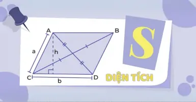 Công thức tính diện tích hình bình hành và bài tập vận dụng