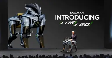 Robot 4 chân Kawasaki Corleo - xe máy robot chinh phục mọi địa hình