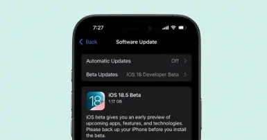 Apple chính thức phát hành iOS 18.5 Beta: Bản lề cho sự kiện WWDC 2025?