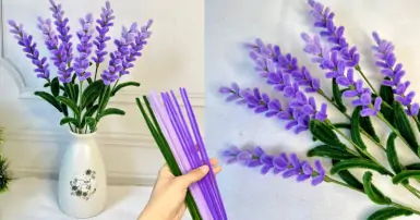 Hướng dẫn cách làm hoa bằng kẽm nhung cực xinh, đơn giản tại nhà