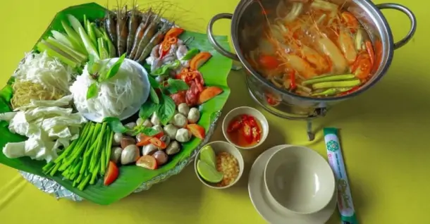 Cách nấu lẩu Thái bằng gói gia vị cực ngon, nhanh gọn tại nhà