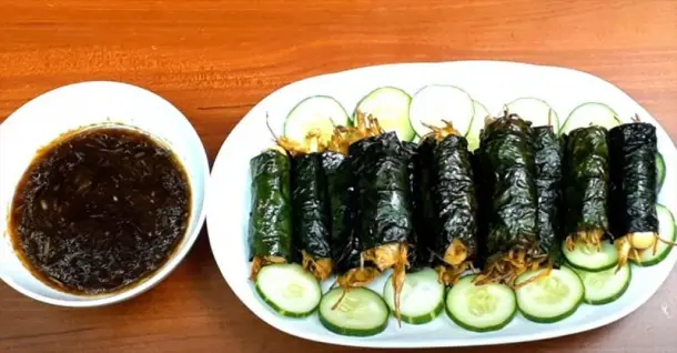 2 cách làm bò lá lốt chay thơm nức, mềm dai đổi vị ngày chay