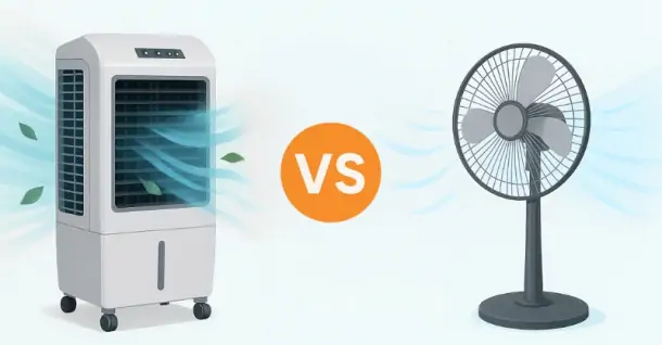 So sánh quạt điều hòa và quạt thường - Đâu là lựa chọn phù hợp cho gia đình?