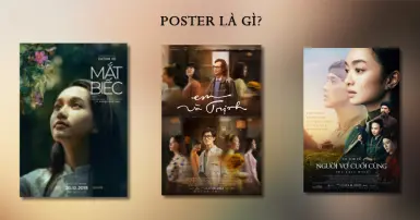 Poster là gì? So sánh Poster với Banner và Standee