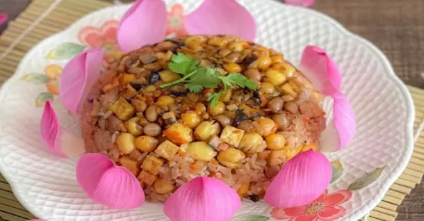 Cách nấu xôi bát bửu chay dẻo mềm, thơm ngon khó cưỡng