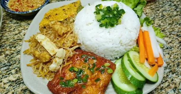 Cách làm cơm tấm sườn bì chả chay: Hướng dẫn chi tiết từng món