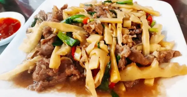 Cách làm măng trúc xào thịt bò dai mềm, măng giòn, siêu bắt cơm