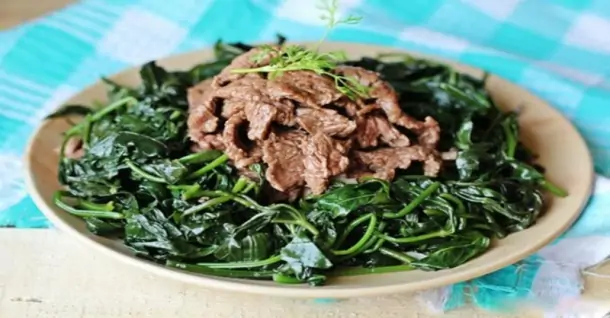Cách làm rau lang xào thịt bò thơm mềm, đậm đà đưa cơm