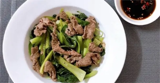 Cách làm cải thìa xào thịt bò giòn ngon, bổ dưỡng