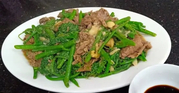 Cách làm ngọn su su xào thịt bò ngon chuẩn, không bị thâm rau