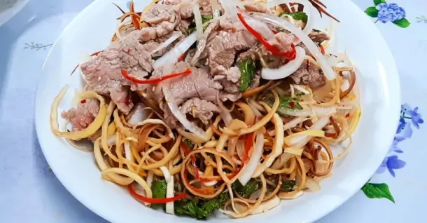 3 Cách làm gỏi bắp bò hoa chuối chua ngọt, dễ thực hiện