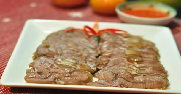 Cách làm bắp bò ngâm tương xì dầu ngon, mềm thơm, đậm đà