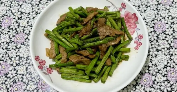Cách làm đậu đũa xào thịt bò giòn đậm vị, ăn là ghiền