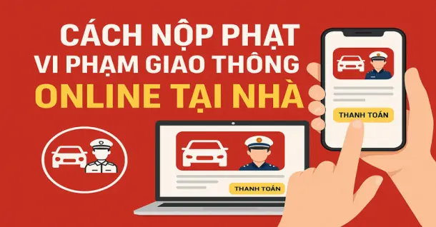 Cách nộp phạt vi phạm giao thông online bạn đã biết chưa?