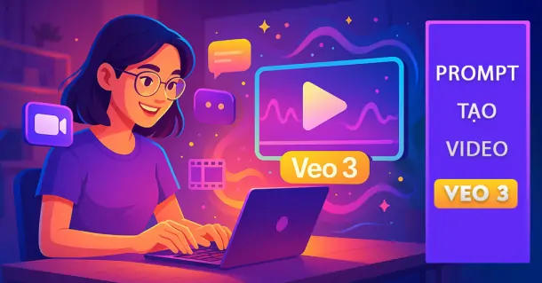 Công thức tạo prompt cho Veo 3 thật dễ dàng ai cũng có thể trở thành nhà làm phim