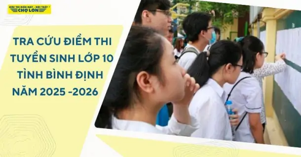 Tra cứu điểm thi tuyển sinh lớp 10 Bình Định 2025-2026