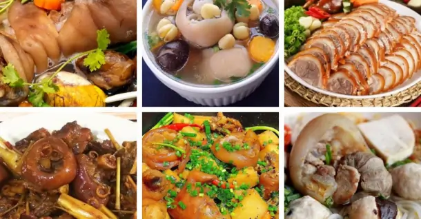Giò heo làm gì ngon? Tổng hợp 20 món ngon từ giò heo đậm đà