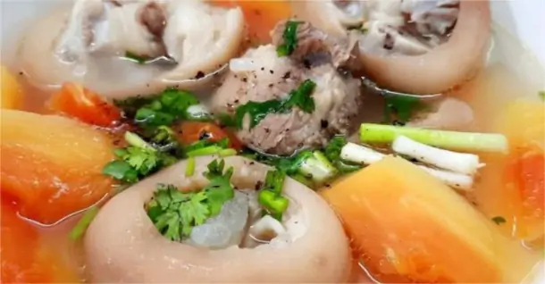 Cách nấu canh đu đủ hầm chân giò heo ngọt nước, mềm ngon