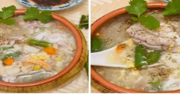Cách nấu súp cua óc heo đậm đà, sánh mịn, giải cảm bồi bổ