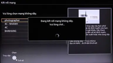 Cách kết nối mạng cho Internet tivi Panasonic