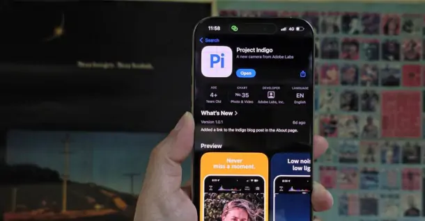 Adobe Project Indigo - Ứng dụng nhiếp ảnh đột phá cho iPhone