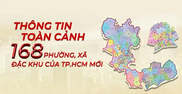 Cách tra cứu 168 phường, xã TP.HCM mới sau sáp nhập