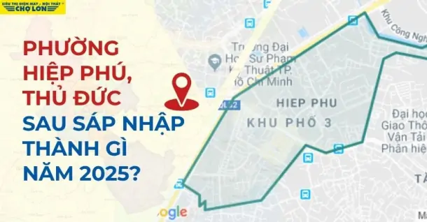 Phường Hiệp Phú, TP Thủ Đức sáp nhập thành gì sau 2025?
