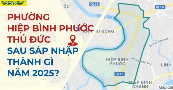 Phường Hiệp Bình Phước, TP Thủ Đức sáp nhập thành gì sau 2025?