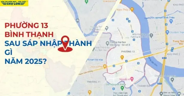 Phường 13, Bình Thạnh, TP HCM sáp nhập thành gì sau 2025?