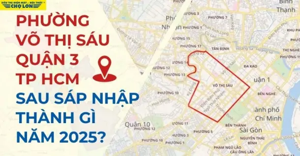 Phường Võ Thị Sáu, Quận 3, TP HCM sáp nhập thành gì sau 2025